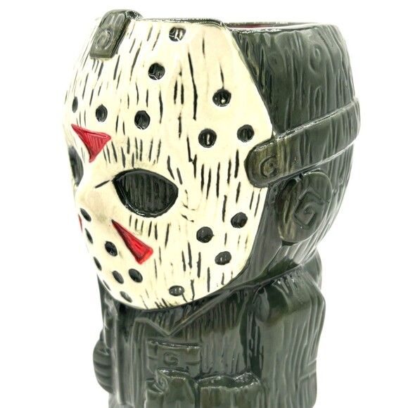 Geeki Tikis Friday The 13th Jason Voorhees Ceramic Tiki Mug Holds 26 Ounces NNB - Picture 10 of 14